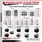 Service Caster 2'' Black Floor Safe Twin Wheel Casters with Brakes 5/16 Grip Neck Stem, 4PK SCC-GN02S50-TPR-BLK-B-4 - alternate 3